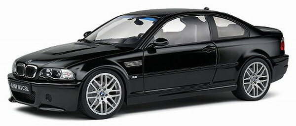 SOLIDO 1/18 BMW E46 M3 CSL 2003 ブラック 完成品ダイキャストミニカー S1806506