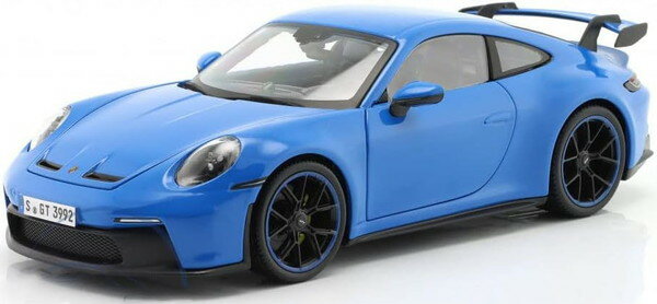乐天商城 - Maisto 1/18 ポルシェ 911 GT3 2022 ブルー 完成品ダイキャストミニカー MS36458BL