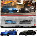  ホットウィール(Hot Wheels) プレミアム 2パック パンデム スバル BRZ/レクサス RC F GT3 HKF51