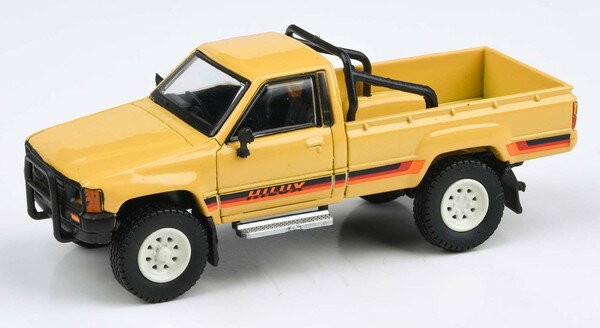 Rakuten - PARA64 1/64 トヨタ ハイラックス 1984 シングルキャブ イエロー LHD 完成品ダイキャストミニカー PA-55523