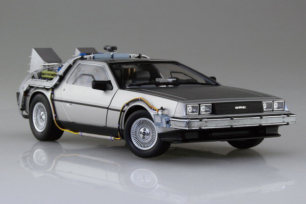 7月再入荷予定 アオシマ 1/24 バック・トゥ・ザ・フューチャー Part I タイムマシン プラモデル BT-01