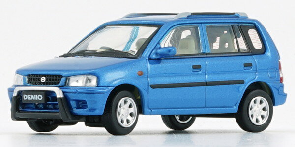 BM CREATIONS 1/64 マツダ デミオ(メトロ) 1994 ブルー RHD 右ハンドル 完成品ダイキャストミニカー 64B0313