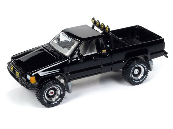 JOHNNY LIGHTNING 1/64 1985 トヨタ SR5 Mystery Matinee ブラック バック・トゥ・ザ・フューチャー 完成品ダイキャストミニカー JLSP374