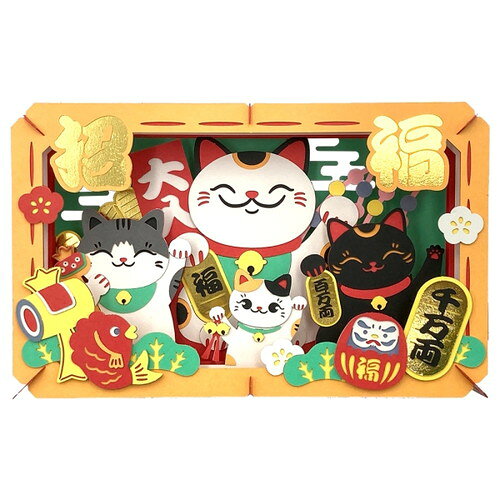 樂天商城 - ペーパーシアター 招き猫 PT-L64