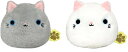 【限定復刻】 ねこだんご はい(復刻) & ねこだんご しろ(復刻) 高さ約7cm 2体セット(3)