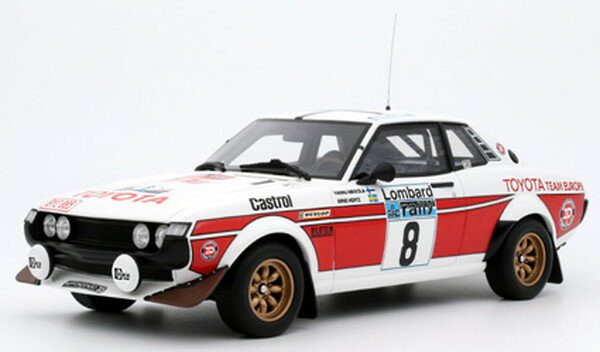 OttO mobile 1/18 トヨタ セリカ RA21 RAC ラリー 1977 #8 完成品ミニカー OTM1044