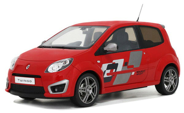 OttO mobile 1/18 ルノー トゥインゴ RS フェーズ1 2008 (レッド) 完成品ミニカー ...