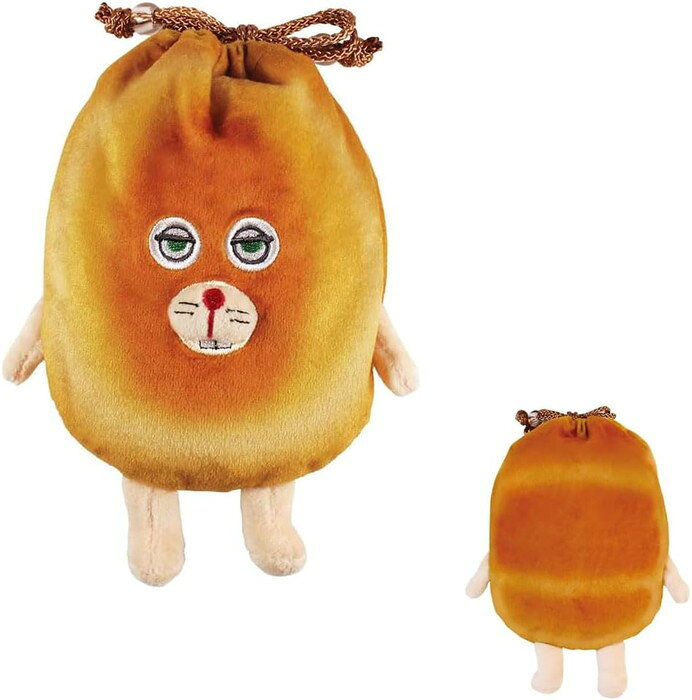 パンどろぼう ぬいぐるみ巾着 にせパンどろぼう