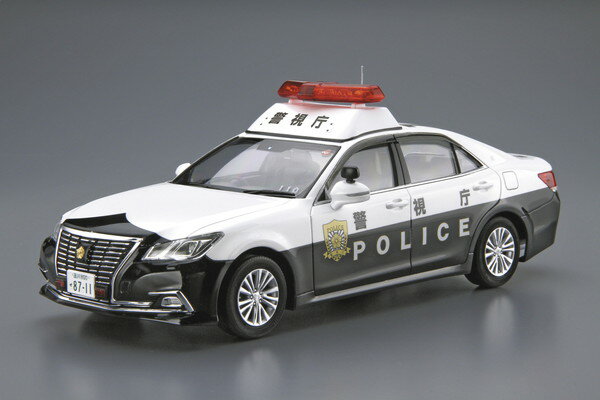 【7月発売予定】 アオシマ 1/24 ザ モデルカー No.129 トヨタ GRS210 クラウン パトロールカー 警ら用 039 16 プラモデル