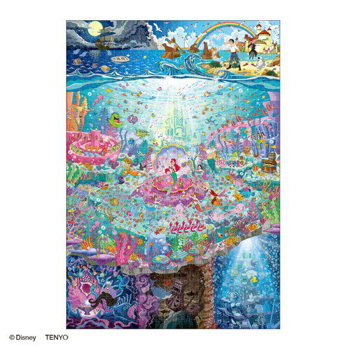 ジグソーパズル 1000ピース 海の中のコンサート(リトル・マーメイド) 51×73.5cm D-1000-884