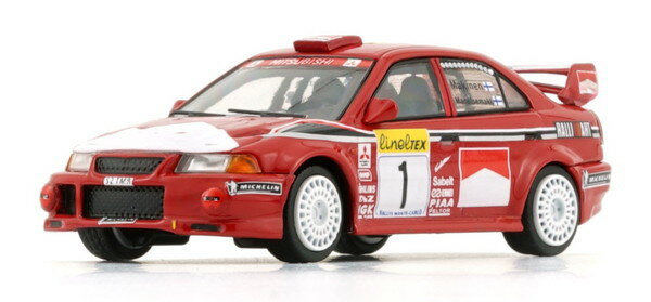 Rakuten - 3月17日発売予定 BM CREATIONS 1/64 三菱ランサーエボリューションVI 1999年モンテカルロラリー優勝 #1 T.マキネン 完成品ダイキャストミニカー 64B0410