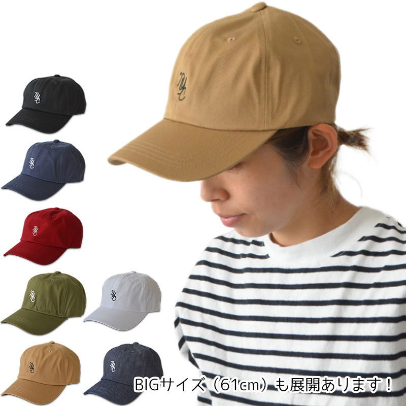 Rakuten - 【土日祝配送可】 キャップ 帽子 NYC 6パネル LOW CAP オールシーズン 男女兼用 メンズ レディース サイズ調整 ブランド アウトドア 運動会 カジュアル 大人カジュアル ユニセックス
