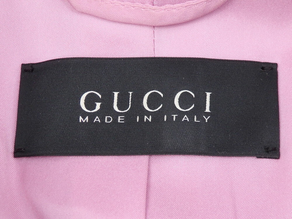 【中古】 グッチ コート レディース 長袖 ミディ丈 ウール他 パープル系 サイズ36 古着 アパレル 洋服