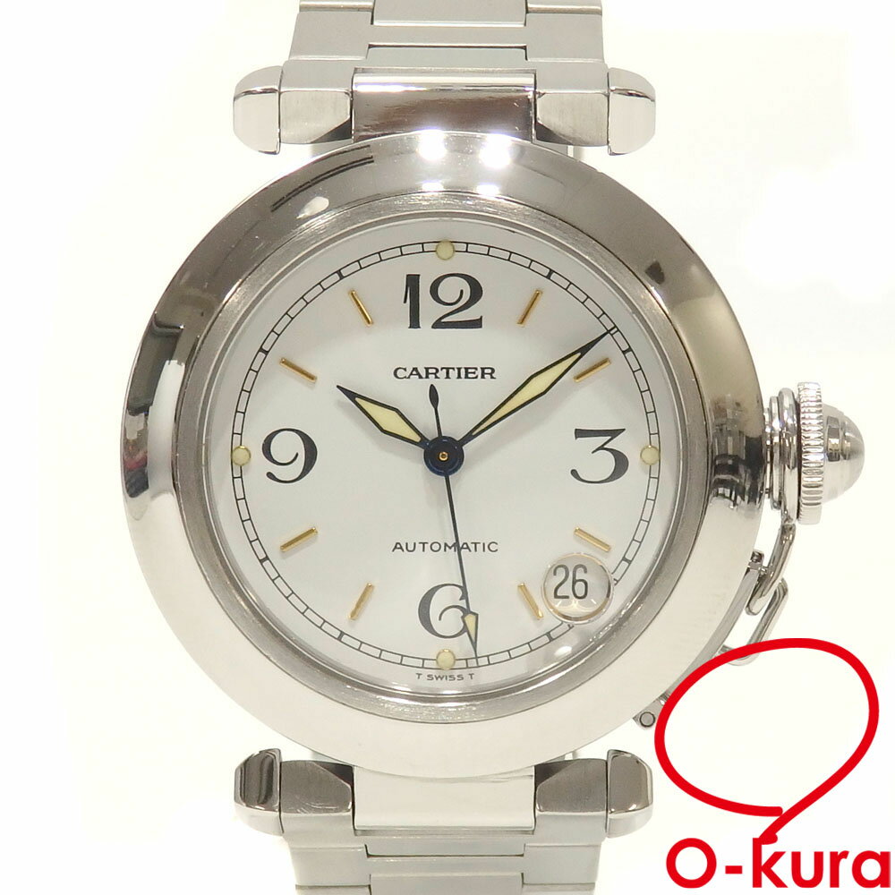 【中古】 カルティエ 腕時計 パシャC レディース オートマ SS W31015M7 自動巻き