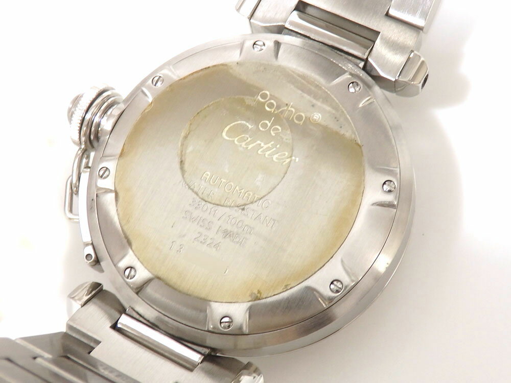 【中古】 カルティエ 腕時計 パシャC レディース オートマ SS W31015M7 自動巻き