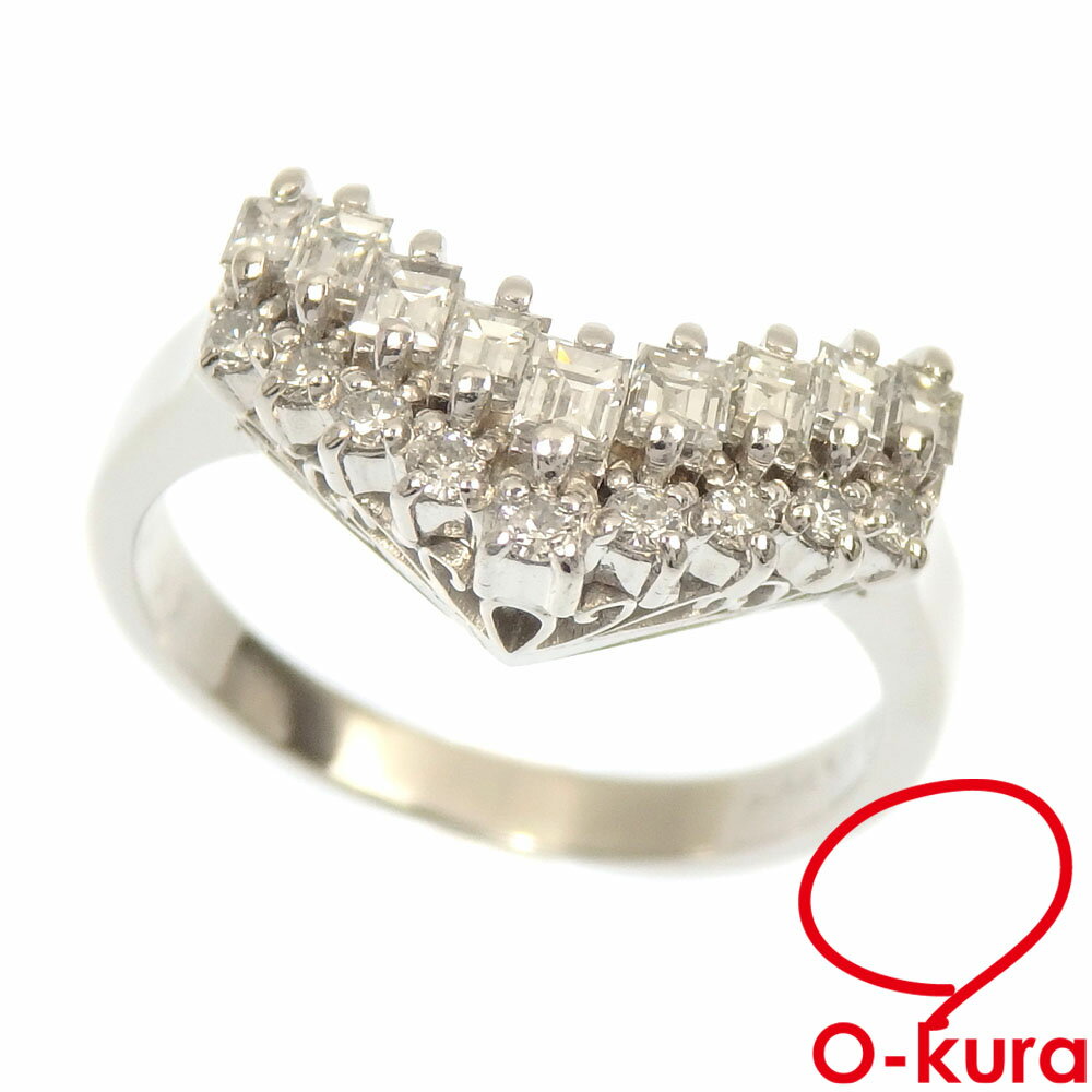 yÁz _Ch O fB[X Pt900 10 0.50ct 5.3g v`i w V