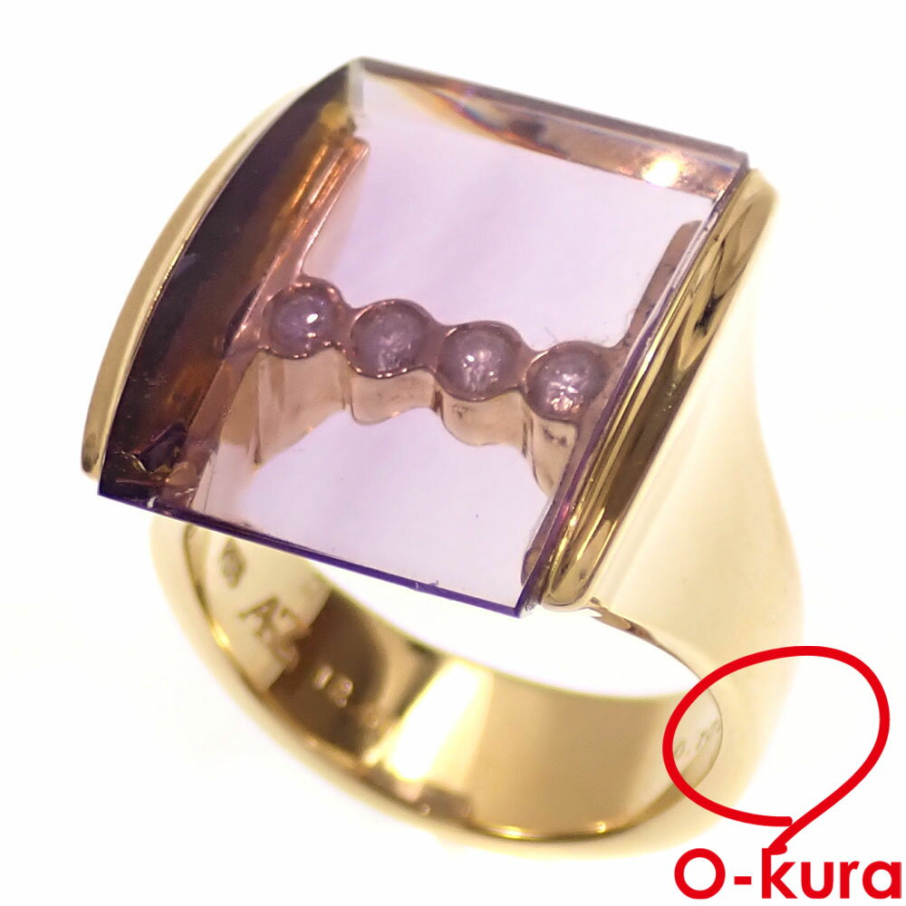 yÁz AWXg _Ch O fB[X K18YG 12 12.51ct/0.102ct 14.6g 18 750 CG[S[h w