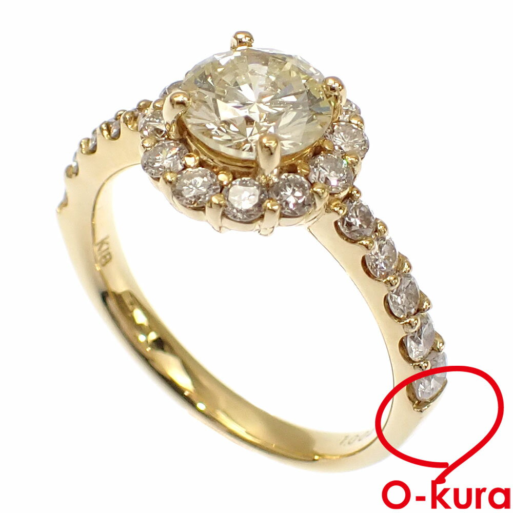 yÁz _Ch O fB[X K18YG 10.5 1.002ct/D0.72ct 3.9g w 750 18 CG[S[h