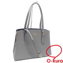 【中古】【未使用品】 コーチ トートバッグ テイタム キャリーオール レディース グレー レザー C4078 革 2WAY ショルダー 肩掛け 斜め掛け