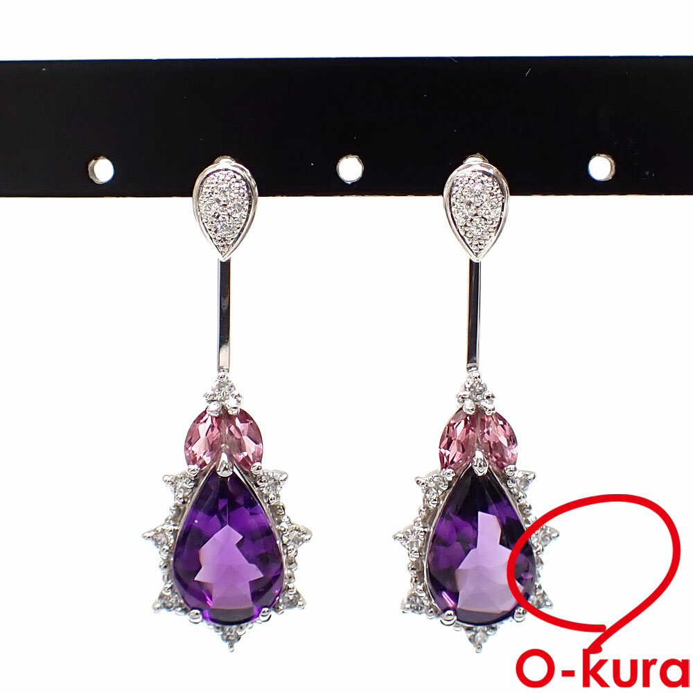 【中古】 アメジストトルマリンダイ...