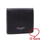 【中古】 サンローラン コインケース レディース ブラック 黒 カーフレザー 584065 小銭入れ
