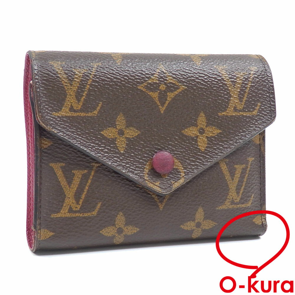 ルイヴィトン LV ヴィクトリーヌ ウォレット モノグラム/ピンク 楽天市場】ポルトフォイユ・ヴィクトリーヌ(カラーベージュ