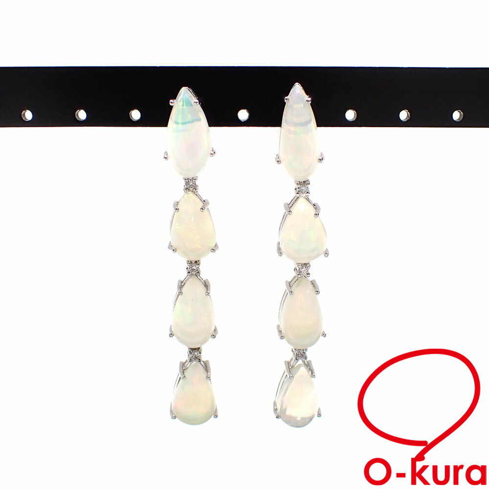 【中古】 オパールダイヤモンドピア...