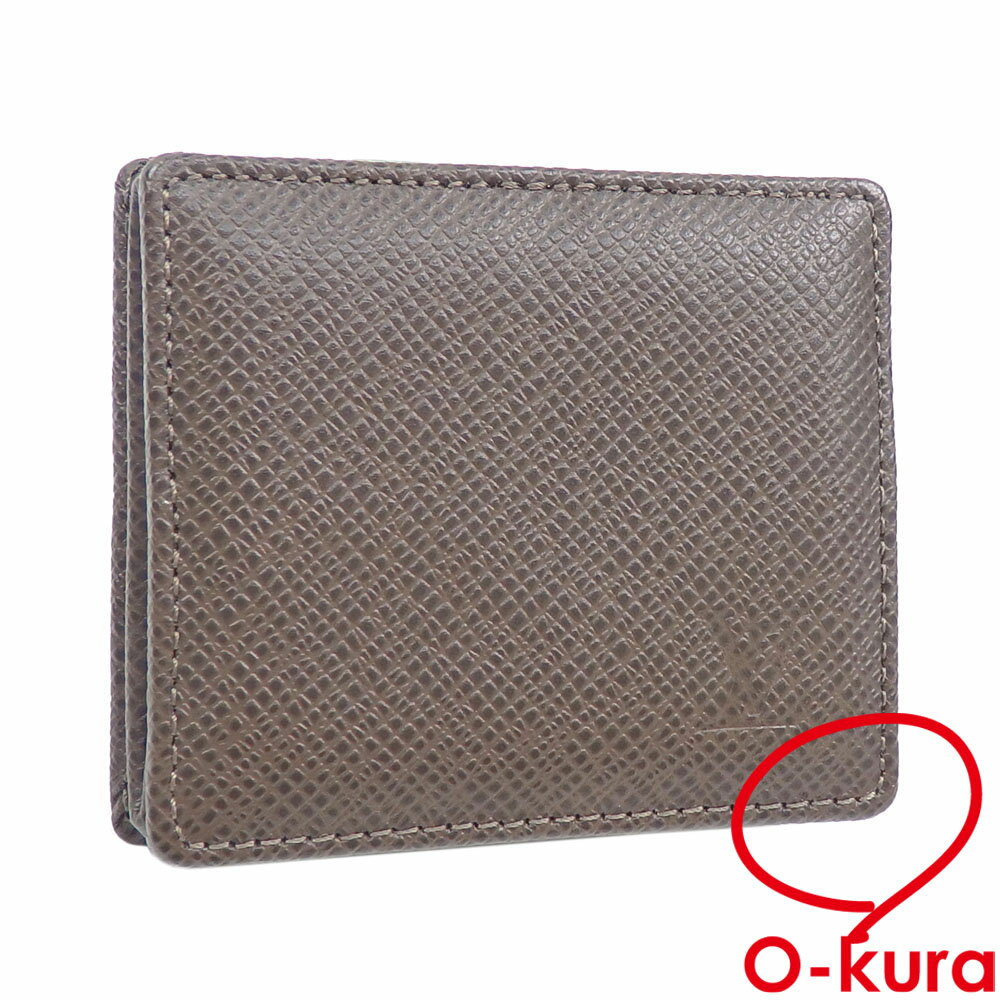 【中古】 ルイ・ヴィトン コインケース タイガ ポルトモネ ボワット メンズ M30388 グリズリ 小銭入れ