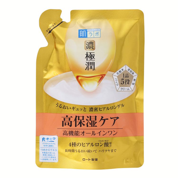 肌ラボ 極潤 パーフェクトゲル 詰替え用 80g スキン フェイス 研究 ビューティ コスメ トラブル 解消 お得 オールインワン つめかえ ロート製薬 【D】