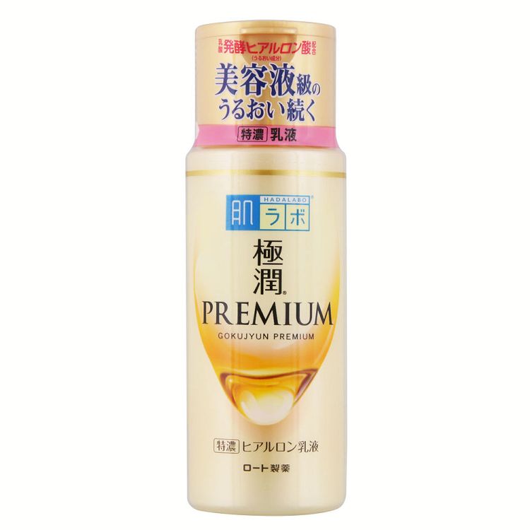 肌ラボ 極潤プレミアム ヒアルロン乳液 140ml スキン フェイス 研究 ビューティ コスメ トラブル 解消 うるおい 長時間 濃厚 ロート製薬 