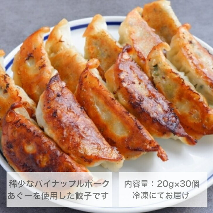 再入荷〇パイナップルポークあぐー餃子　30個〇 2