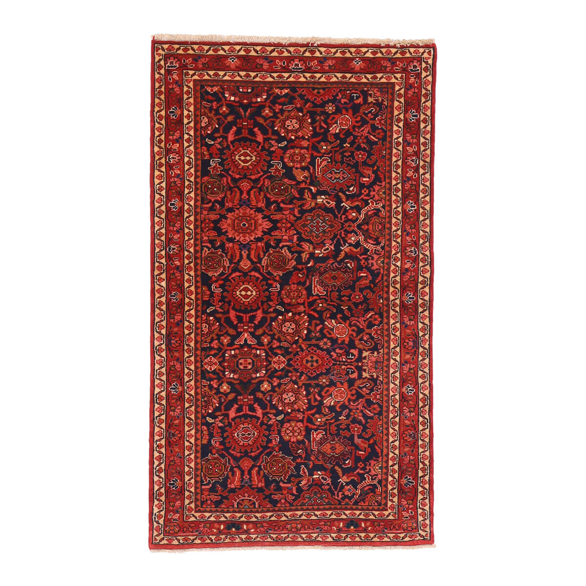 樂天商城 - ペルシャ絨毯 イラン製 リビングサイズ 195×109cm 手織り 天然 長方形 草木染 おしゃれ かわいい モダン ナチュラル 北欧 ラグ 絨毯 マット ラグマット カーペット 高品質床暖房対応 ホットカーペット対応 （FL-70154）