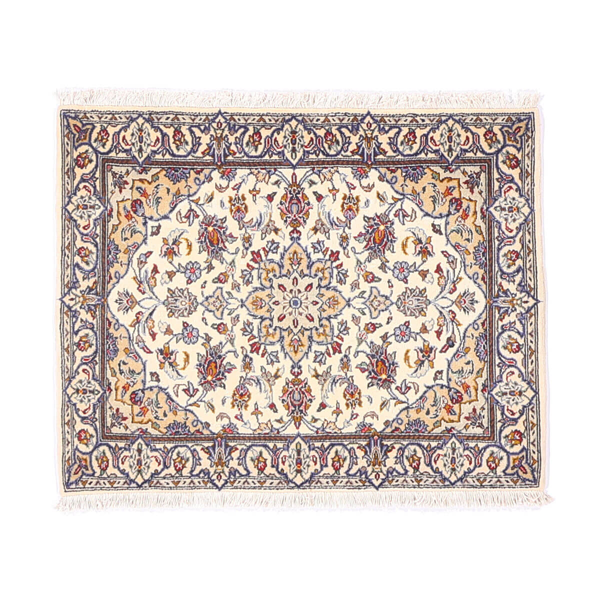 樂天商城 - ペルシャ絨毯 イラン製 リビングサイズ 96×76cm 手織り 天然 長方形 草木染 おしゃれ かわいい モダン ナチュラル 北欧 ラグ 絨毯 マット ラグマット カーペット 高品質床暖房対応 ホットカーペット対応 （FS-70021）