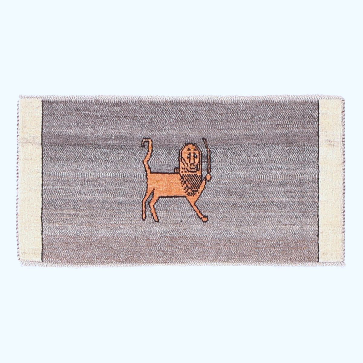 樂天商城 - ギャッベ イラン製 リビングサイズ 81×41cm 手織り 天然 ウール100% 長方形 草木染 おしゃれ かわいい モダン ナチュラル 北欧 ラグ 絨毯 マット ラグマット カーペット ギャベ 床暖房対応 ホットカーペット対応 （HSS-70096）
