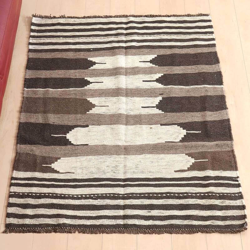 【15%OFFクーポン対象】イラン・シラーズ産 キリム アクセントサイズ 146×108cm 手織り
