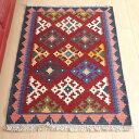 L CEV[YY փ}bg 123~90cm D  O E[ 100%  k AWA GXjbN lCeBu ėp ɂ 􂦂 zbgJ[ybgΉ g[Ή J[ybg O}bg O~ D L kilim lCr[ ii:KS-458j