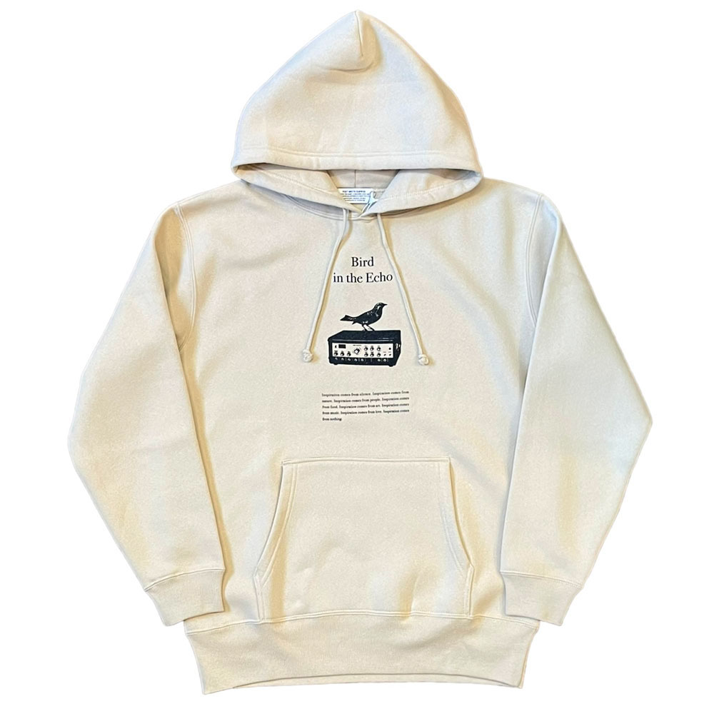 POET MEETS DUBWISE(ポエットミーツダブワイズ) "BIRD IN THE ECHO" Hoodie (全2色) プリントパーカー [ECBHD-0412]