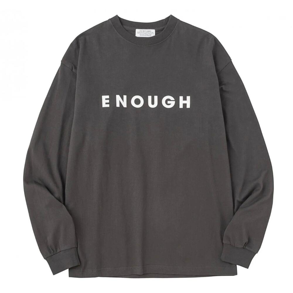 o-mureys㤨POET MEETS DUBWISE(ݥåȥߡĥ֥磻 ENOUGH L/S T-SHIRT SUMI [EGHLS-0615] ̵פβǤʤ11,000ߤˤʤޤ
