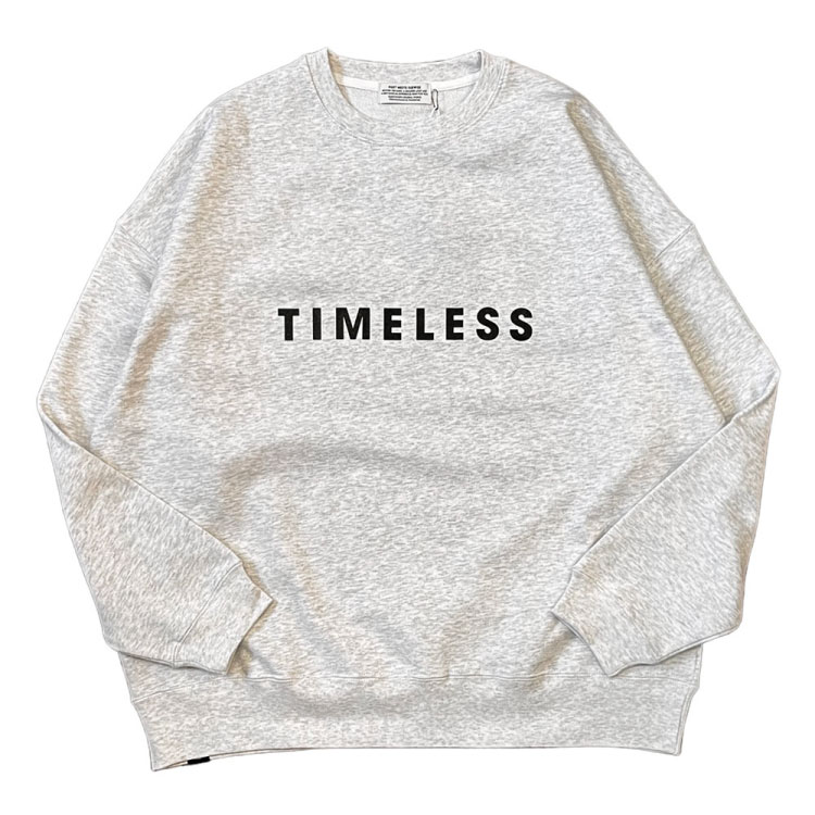 POET MEETS DUBWISE(ポエットミーツダブワイズ) "TIMELESS" Loose Fit Crew Sweat (全3色) ルーズフィットクルーネックスウェット [TMLLC-0410]