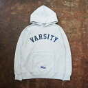 BARNS OUTFITTERS(バーンズアウトフィッターズ) MAX WEIGHT SWEAT PARKA VARSITY スウェットパーカー プリント (全2色) BR-22384