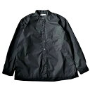 CATTA（カッタ）FAKE PULLOVER SHIRT-TYEPEWRITER BLACK フェイクプルオーバーシャツ ブラック