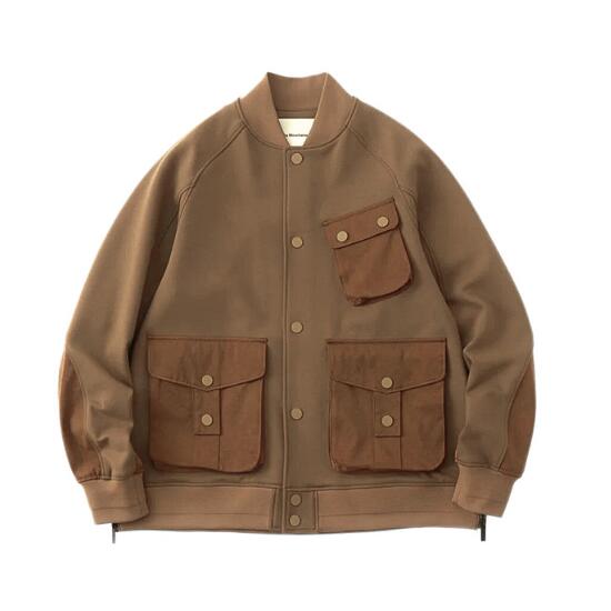 White Mountaineering ( ホワイトマウンテニアリング ) VARSITY JACKET(バーシティジャケット)ブラウン