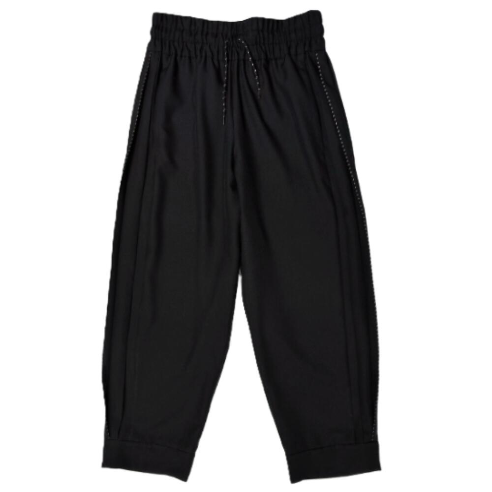 ITOCHI (イトチ) Polyester Linon pleated track pants 1.1.0 -BLACK- [itpt01-20] プリーツ トラックパンツ レディース 送料無料