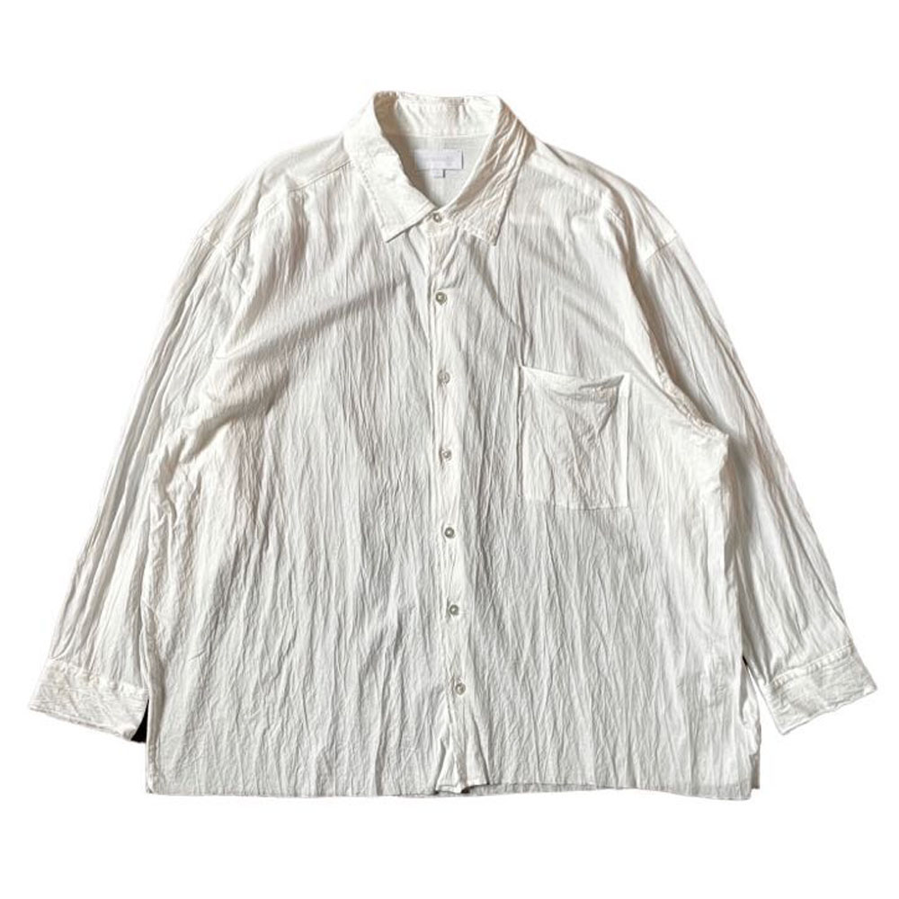 KANEMASA PHIL. 46G Artisan Shirt - WHITE ( カネマサ フィル アルチザンシャツ ホワイト)