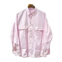 PORTER CLASSIC ( ポータークラシック ) ROLL UP STRIPE SHIRT - SAKURA ロールアップストライプシャツ サクラ