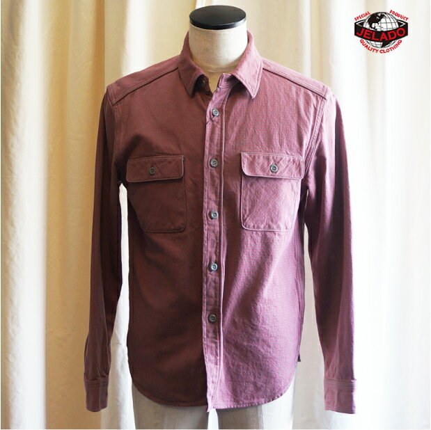 JELADO（ジェラード) ネルシャツ （ ショート丈 ） プラム [JP94115]