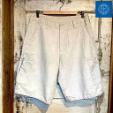 Porter Classic (ポータークラシック) “BELLE EPOQUE” LINEN CARGO SHORTS -WHITE- ベルエポックリネンカーゴショーツ ホワイト