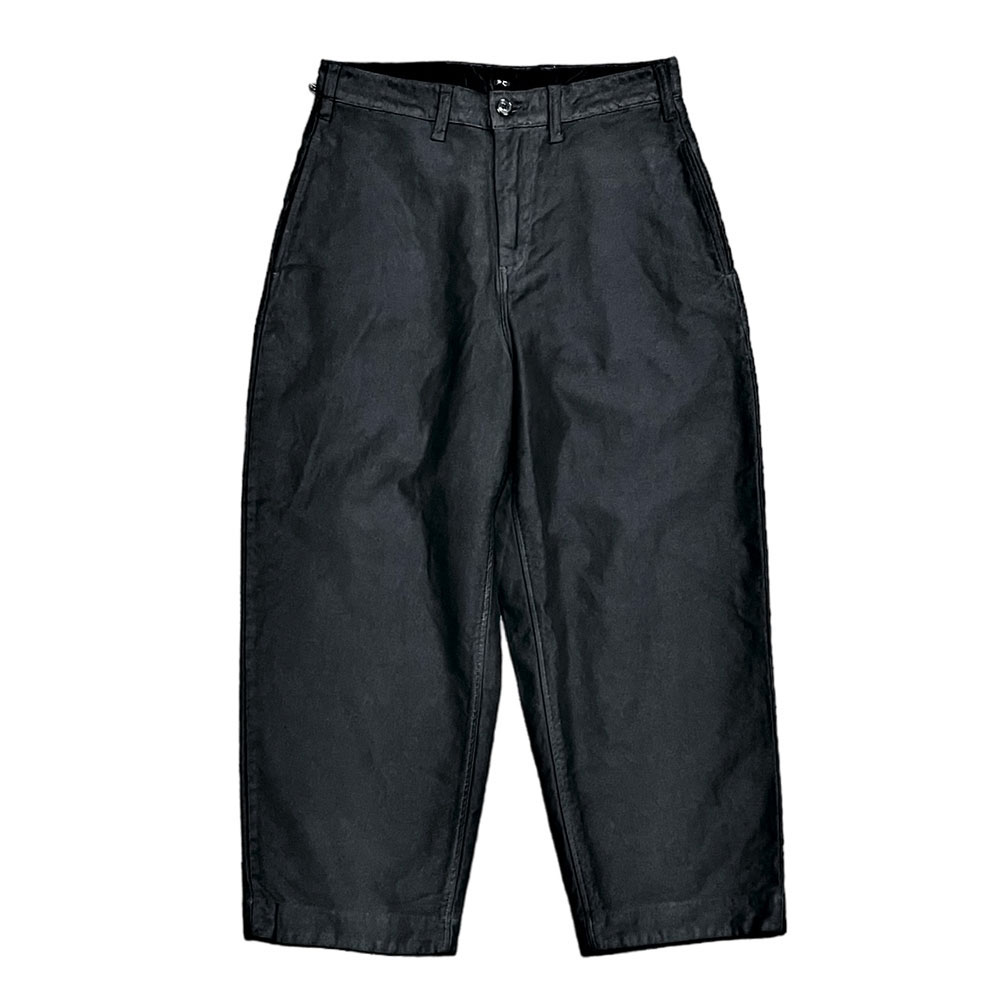 PORTER CLASSIC (ポータークラシック) MOLESKIN MODIGLIANI PANTS - BLACK モールスキンモディリアーニパンツ ブラック