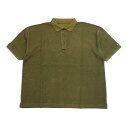 Porter Classic (ポータークラシック) SUMMER PILE POLO SHIRT -OLIVE- サマーパイルポロシャツ -オリーブ- [PC...