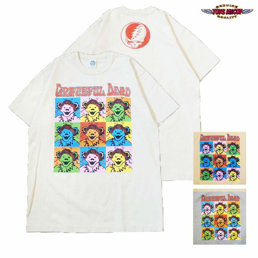  TOYS McCOY（トイズマッコイ) GRATEFUL DEAD TEE "DANCING BEAR & ROSES" Tシャツ グレイトフルデッド ダンシングベアー 